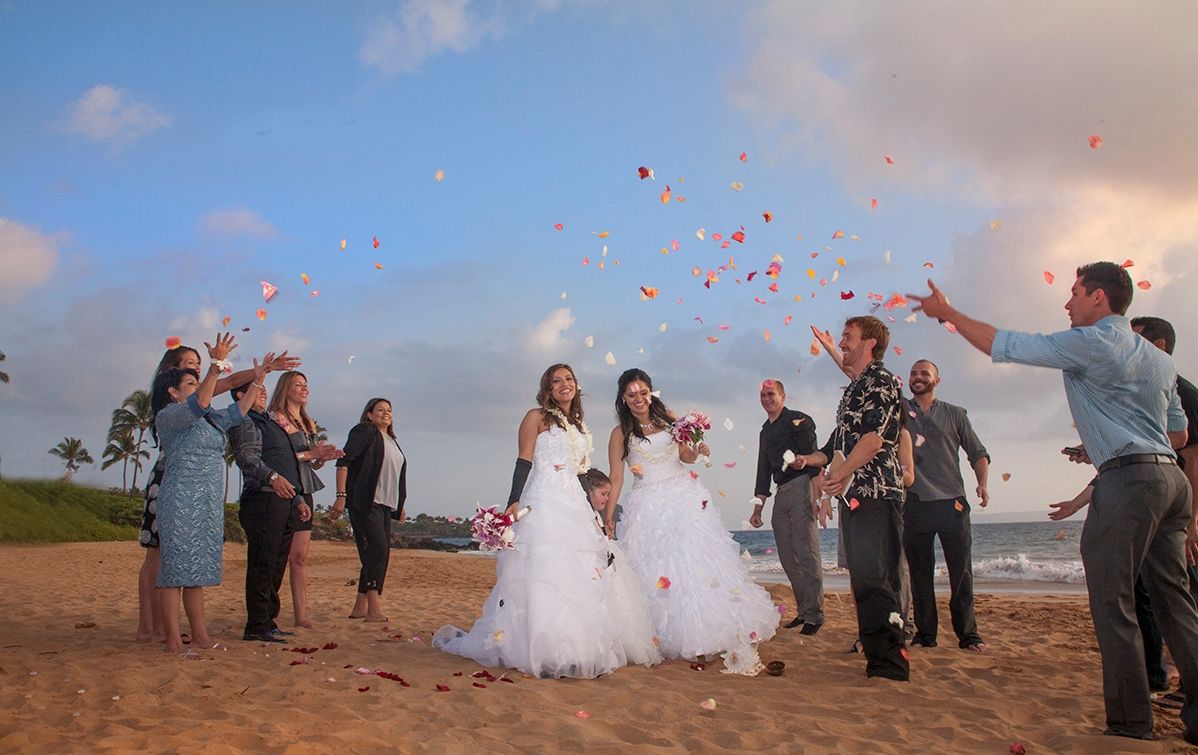 Свадьба лесбиянки на пляже